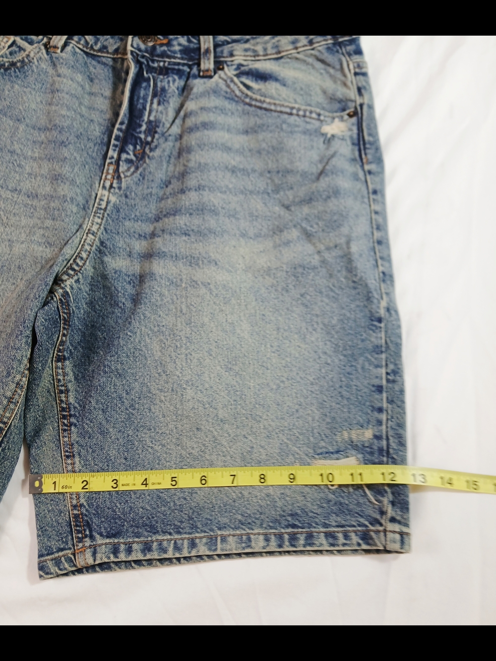 Wild Fable Blue Denim Shorts - Medium Washed Jean Short - Picture 6 of 8